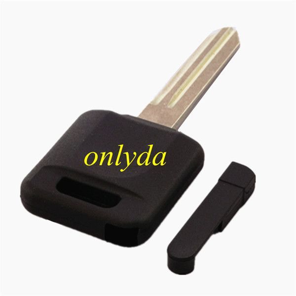 transponder Key blank, with TPX long chip and Carbon chip part
