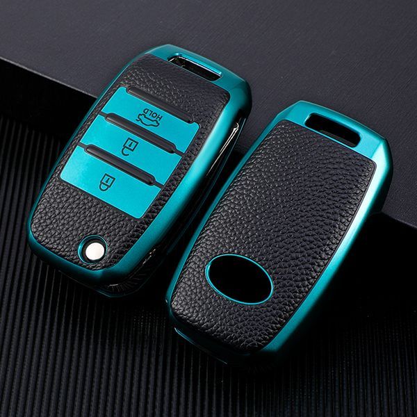 KIA 3 button TPU protective key case,please choose the color