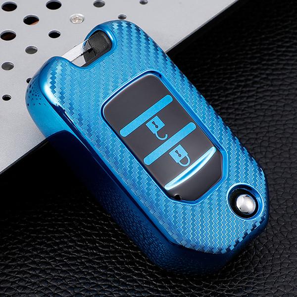 Honda 2 button TPU protective key case,transparent button , please choose the color
