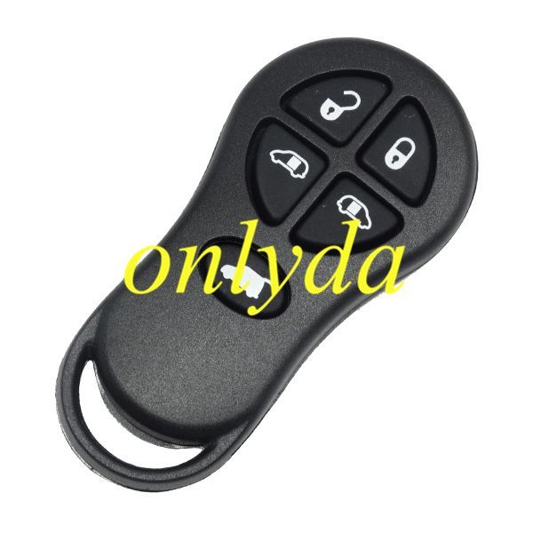 For Chrysler remote shell with 5 buttons