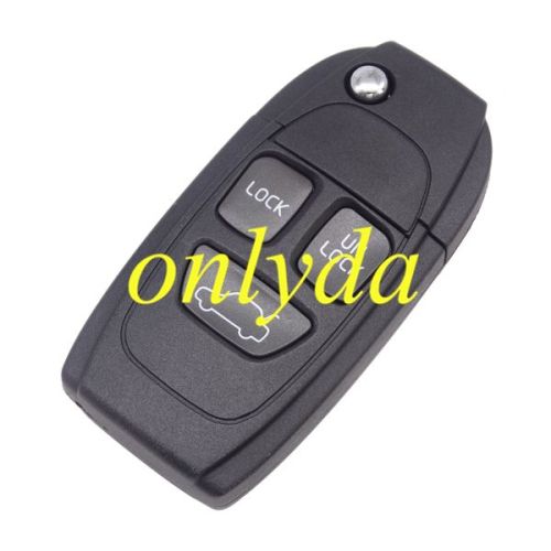 For Volvo 3 button remote key blank