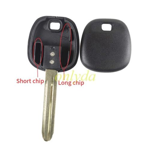 Toyota transponder key with Toyota 4C 67 chip