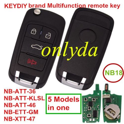 keyDIY brand 4 button Multifunction remote key