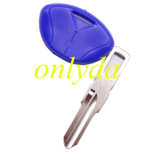 Motorcycle key case with right blade ( blue color)