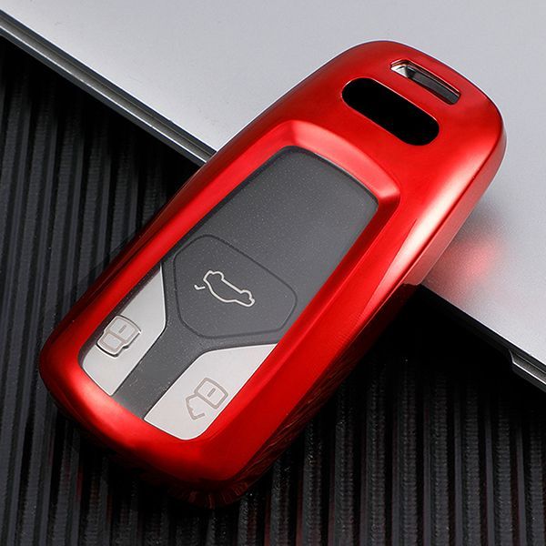 Audi TPU 3button TPU protective key case,please choose the color