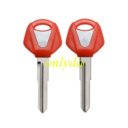 Motorcycle transponder key blank （red) with right blade