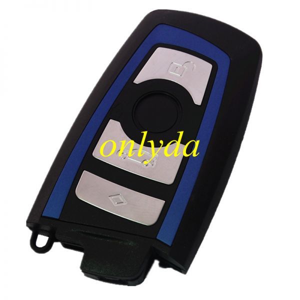 4 button remote key blank (Blue ) with blade