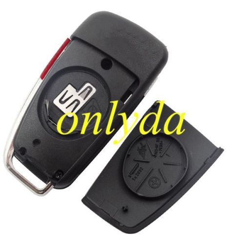 For Audi A6L 3+1 button Remote key Blank （waterproof， scratch resistant）