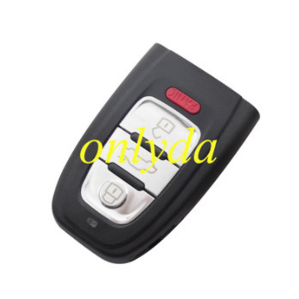 For Audi 3+1 button key blank with emmergency key blade