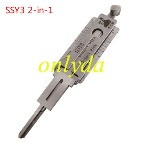 For Lishi Ssangyong SSY3 2 In 1 tool