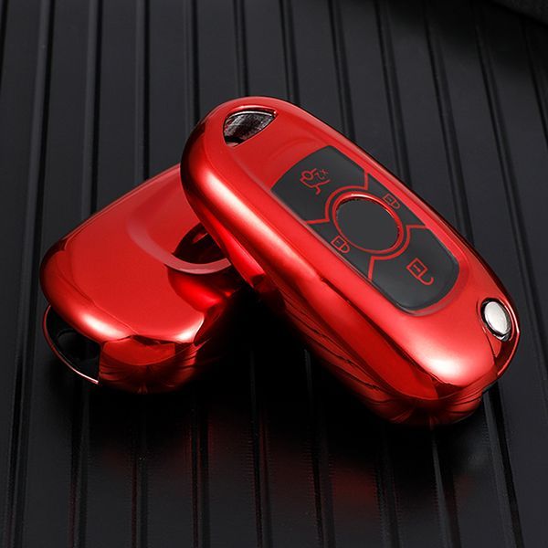 Buick Chevrolet 4 button TPU protective key case, please choose the color