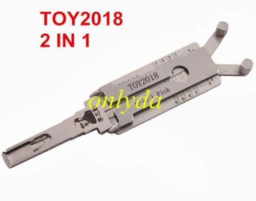 TOY2018 Lishi 2 in 1 decode and lock pick for Toyota