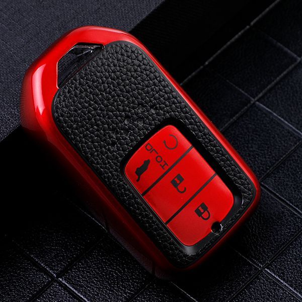 Honda 4 button TPU protective key case,please choose the color