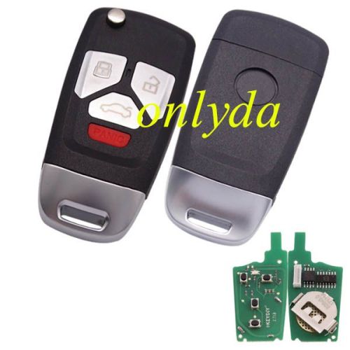 keyDIY brand for Audi Style 3+1 button remote key B26-3+1