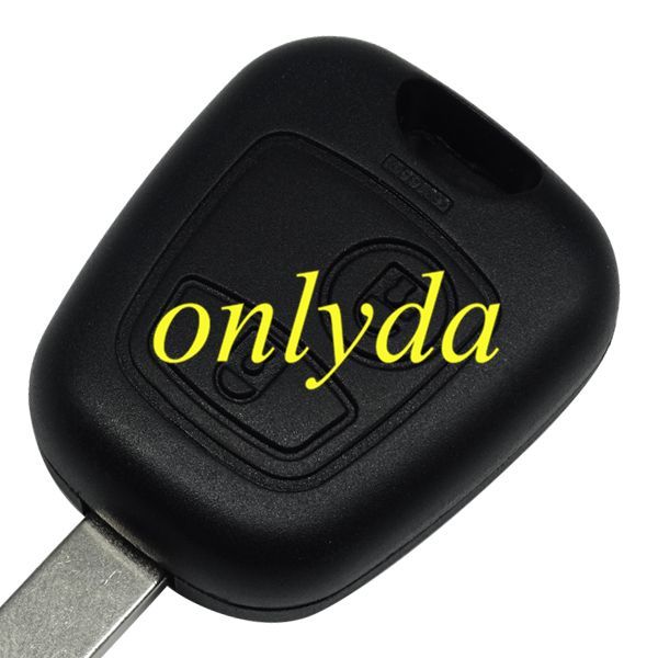 For citroen 2 button remote key blank with hu83 blade without