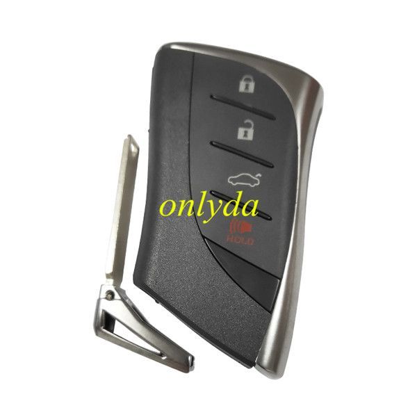3+1 button remote Key blank with blade
