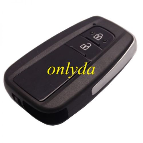 2 button remote key blank with blade, the blade switch on the back-shell-part