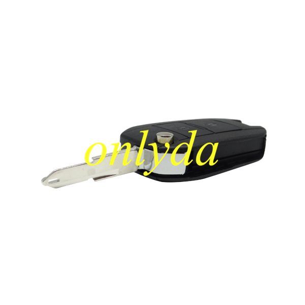For Peugeot 2 button key shell with NE72 Blade