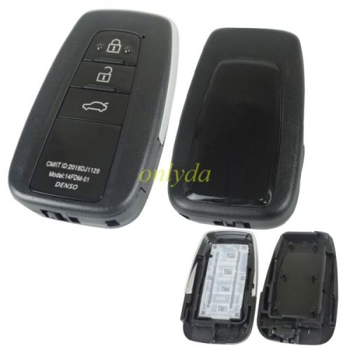 Toyota 3 button remote key blank