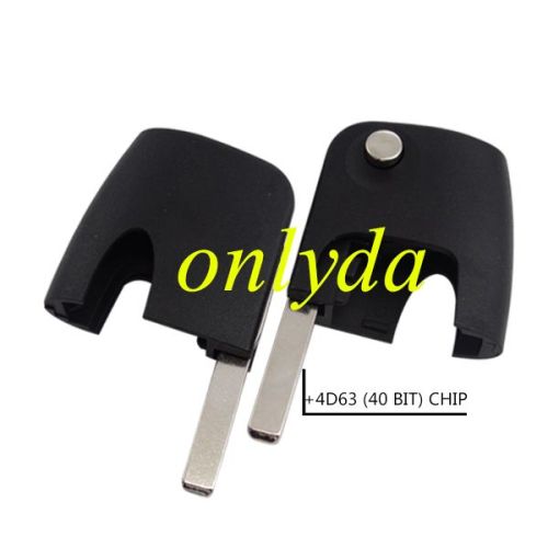 For Ford Focus flip key head with after market 4D63 chip(40 BIT) chip