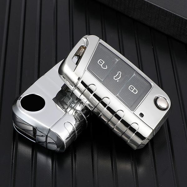 VW TPU protective key case black or red color, please choose