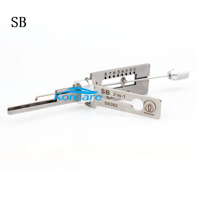 SB 2 in 1 decode and lockpick tools for Civil lock