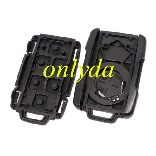 For Chevrolet black 4 button remote key shell
