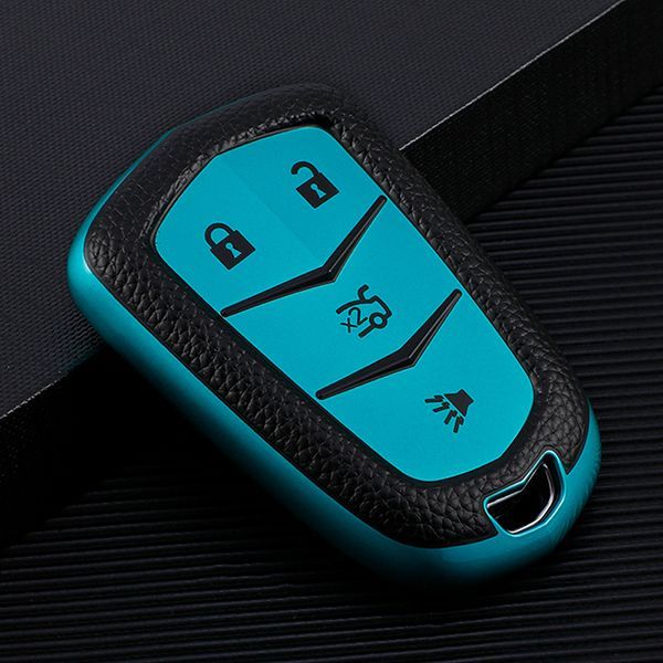 Cadillac 3 button TPU protective key case , please choose the color