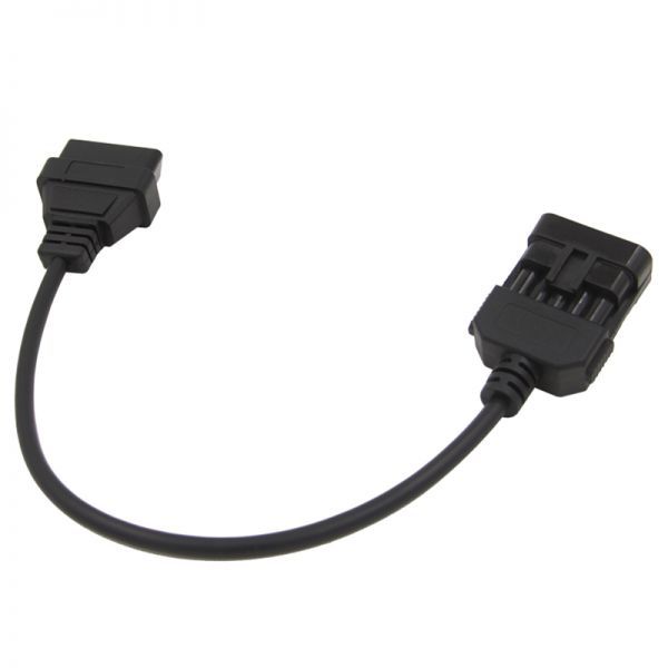Opel 10 Pin to OBDII 16 Pin Cable Works For Vauxhall / Opel OPCOM Diagnostic Adapter