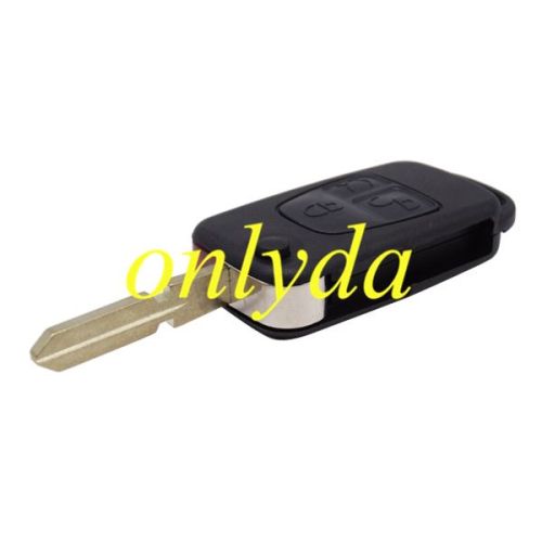 For Benz 3 Button Flip Remote key Shell with 4 track blade