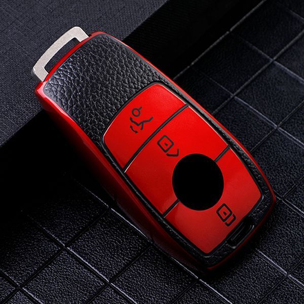 Benz 3 button TPU protective key case,please choose the color