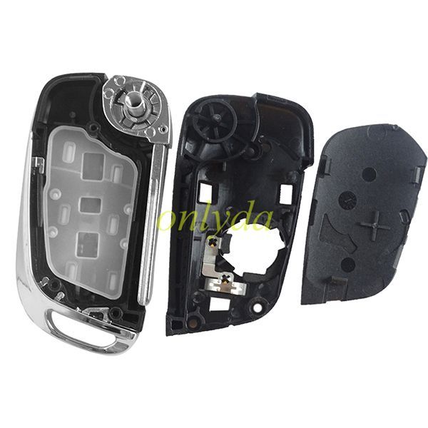 For modified peugeot replacement key shell with 3 button with HU83 blade