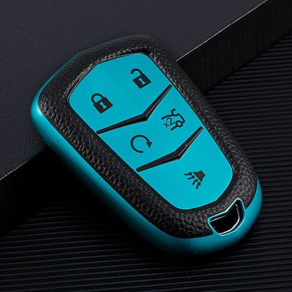 Cadillac 4 button TPU protective key case , please choose the color