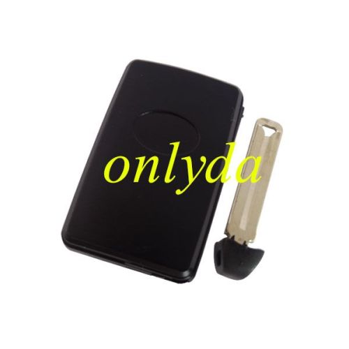 For Toyota 2 button remote key shell , the blade with two side groove (black)