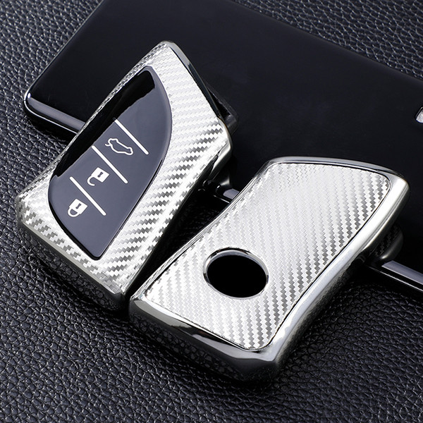 Lexus 3 button TPU protective key case rondomly shipping ,transparent button or Black button in the front shell , please choose the color