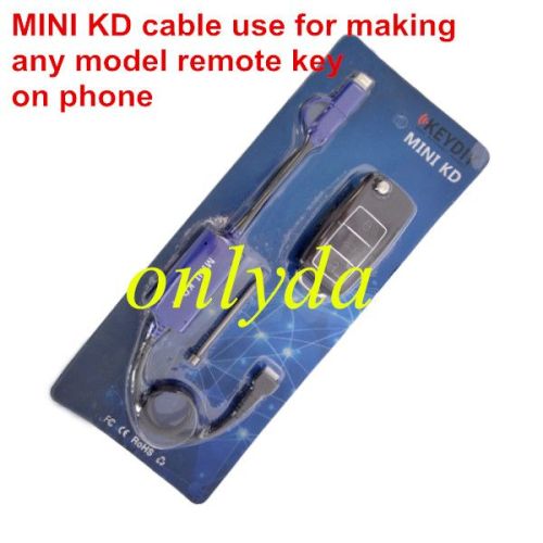 MINI KD cable use for making any model remote key on phone