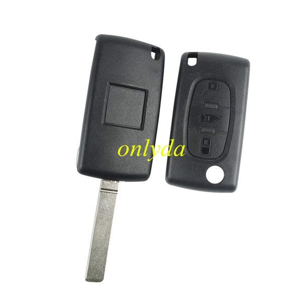 3 buton remote key blank with battery VA2-SH3-VAN