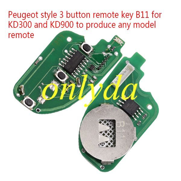 key DIY brand 3button remote key