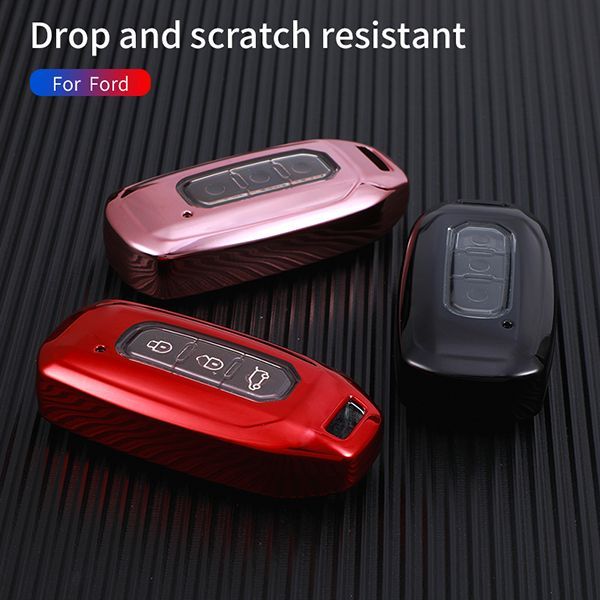 Ford 3 button TPU protective key case , please choose the color