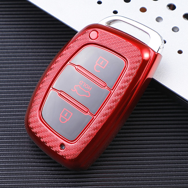 Hyundai IX35 3 button TPU protective key case,please choose the color
