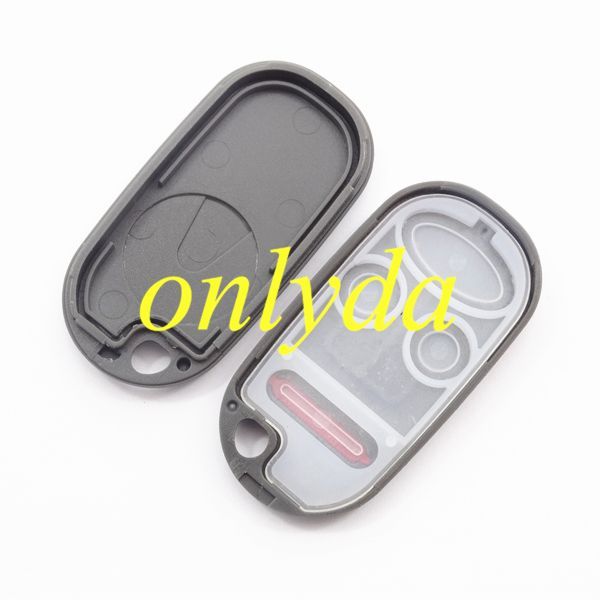 For Honda 3+1 button remote key blank without without battery part