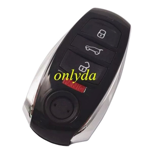 for Touareg 3+1 button remote key shell with blade