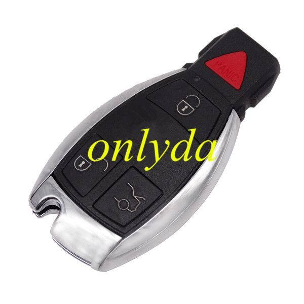 For benz 3+1 button remote key blank with panic button