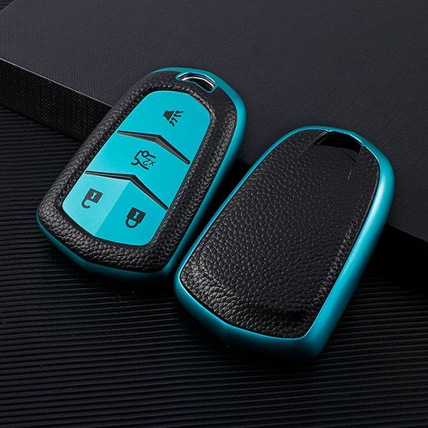 Cadillac 3 button TPU protective key case , please choose the color