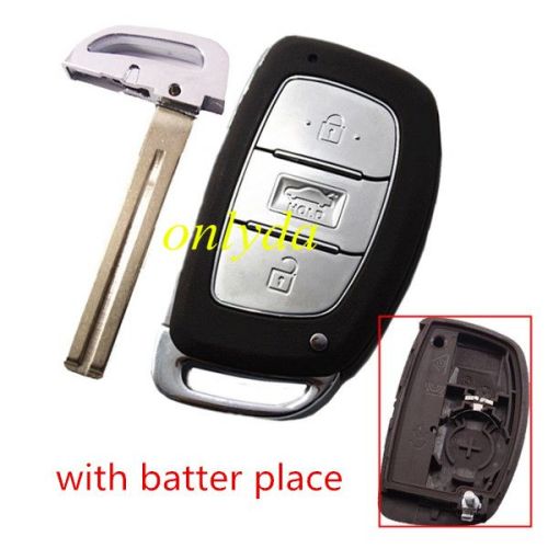 for hyun 3 button remote key shell HY22 blade