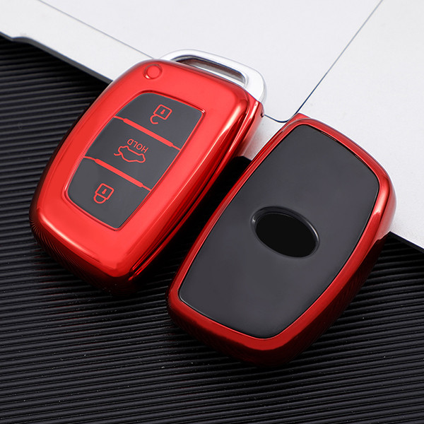 Hyundai Leading, Sonata nine, Tucson, Langdong 3 button TPU protective key case, Truck button on the middle, please choose the color