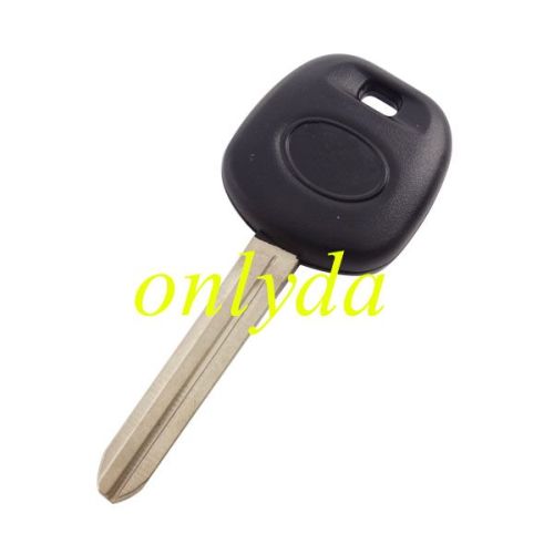 For toyota Transponder key with4C chip inside Soft plastic handle and cupronickel key blade