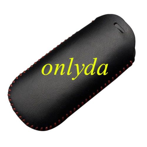 For VW 3button key leather case for VW CC,GOLF