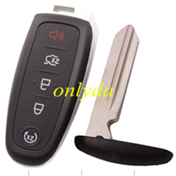 4+1 button remote key blank ford focus and prox