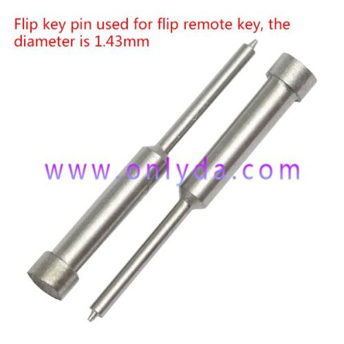 Flip key pin